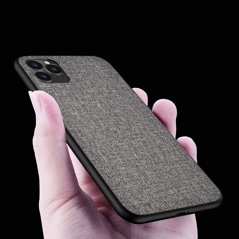 

Ultra-thin Cloth Silicone Phone Case For iPhone 6 6s 7 8 Plus X XR XS Max 11 Breathable Cover For iPhone 11 Pro Max Case Coque