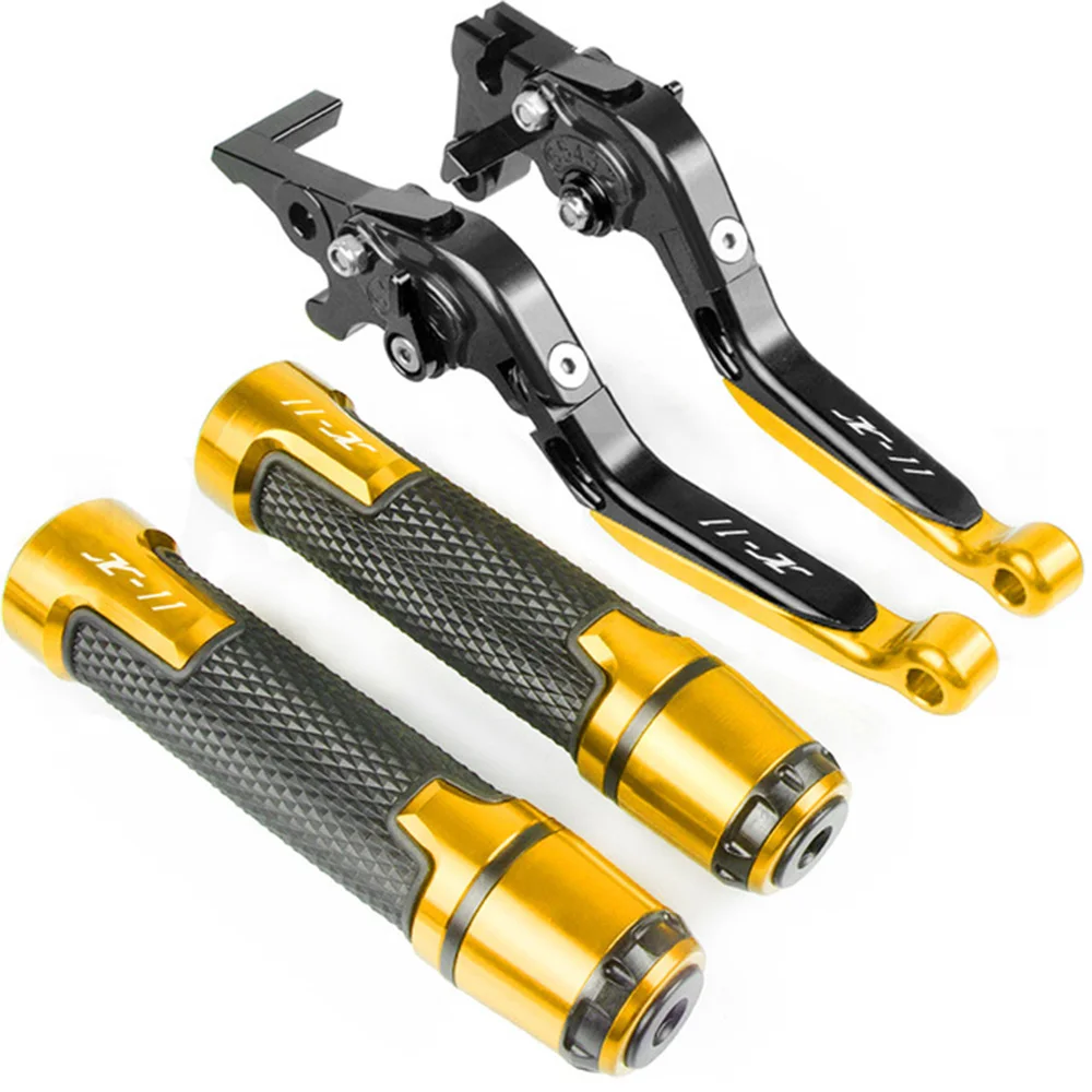 J For HONDA X-11 1999 2000 2001 2002 Motorcycle Accessories Extendable Brake Clutch Levers and Handlebar Hand Grips - Цвет: J