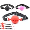 Couple Silicone Gag Ball BDSM Bondage Restraints Open Mouth Breathable Sex Ball Harness Strap Gag Sex Toys for Women Accessories 1