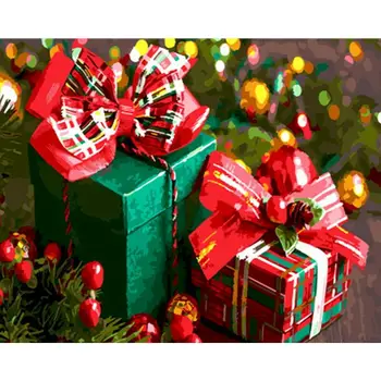 

GATYZTORY 60x75cm Oil Painting By Numbers Christmas gift Painting By Numbers On Canvas Frameless Home Decoration Unique Gift