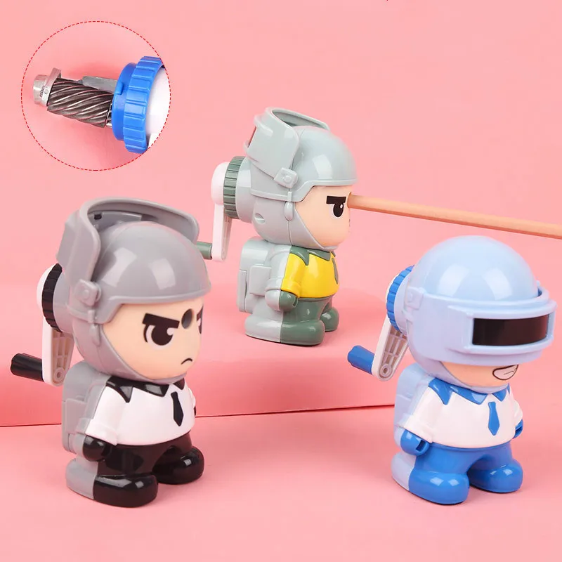 Hot Sale Free Shipping Korea Creative Student Stationery Kindergarten Gift Cartoon game Style Pencil Sharpener | Канцтовары для