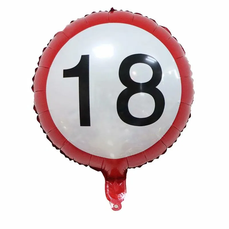 2 шт. 18 дюймов фигурный шар из фольги 18 30 40 50 60 лет Цифра количество гелий шарик для дня рождения воздушные шары вечерние Декор