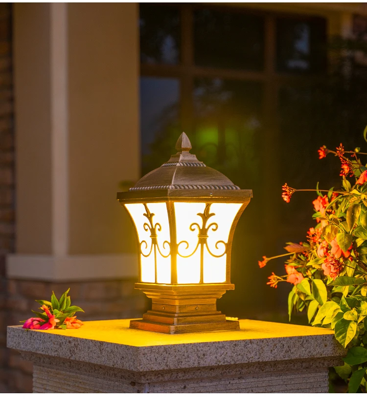 de parede, Gate Pillar Lamp, Villa Porta