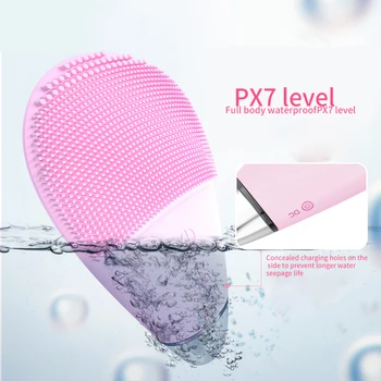 

Face Cleaning Mini Electric Massage Brush Washing Machine Waterproof Silicone Cleansing Tools