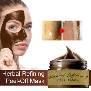 

Herbal Refining Peel-Off Mask Beauty Peel-off Cleaning Skin Mask Remove Blackhead Care Tearing Pores Shrink