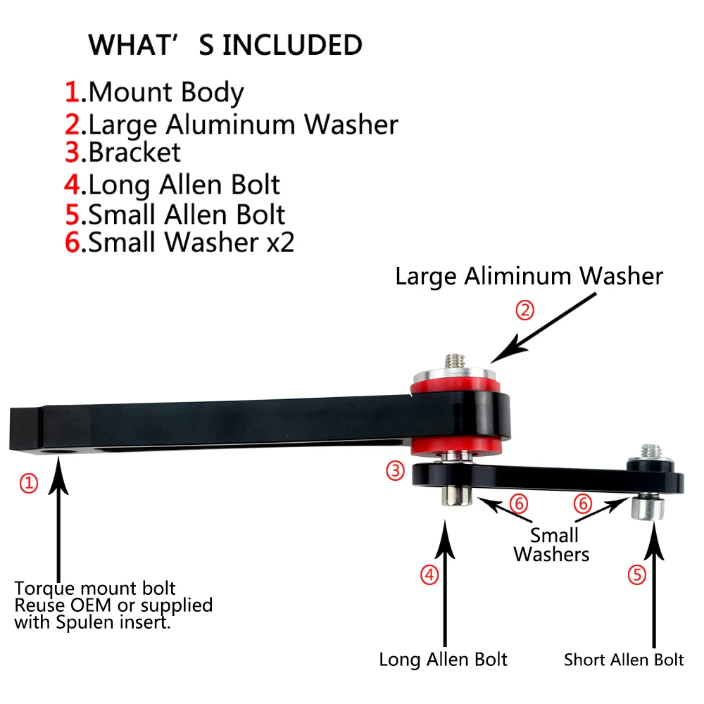 WLR-Pendulum Mount Dog Bone For 05+ Volkswagen Jetta Golf Beetle EOS CC 2.0 2.5 Audi A2 A3 Car Accessories