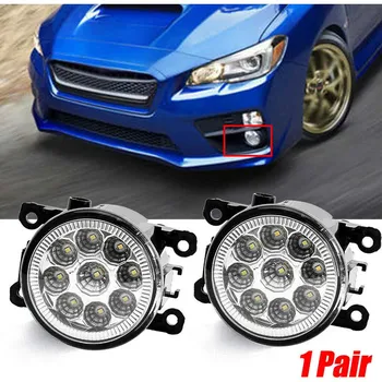 

Two 9-LED front fog lights for Ford to connect custom DRL lights to connect custom fog mirrors, front bumper fog lights