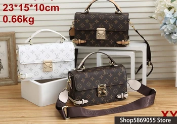 

Luxury Louis Vuitton LV- Leather Handbags Women Bags Designer Brand Women's Shoulder Bags Large Capacity Ladies Hand Bags L482