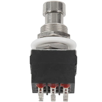 

2Pcs 9-Pin 3PDT Guitar Effects Pedal Box Stomp Foot Metal Switch True Bypass