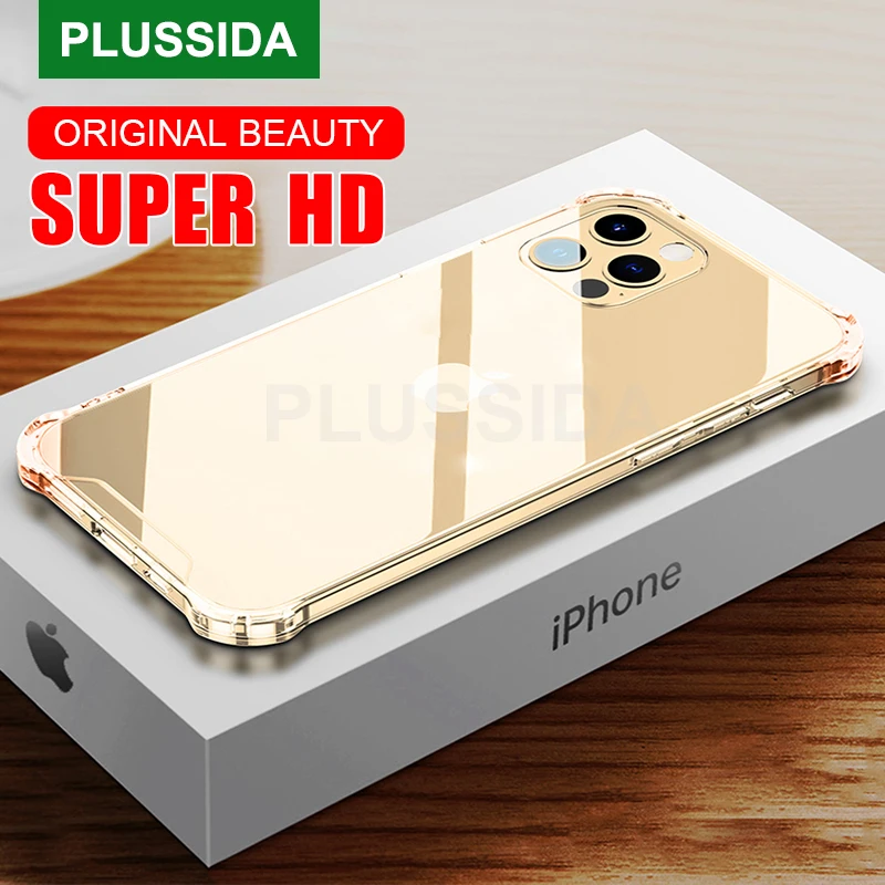 Оригинальный прозрачный чехол для телефона HD iPhone 12 Pro Max Mini Роскошный акриловый