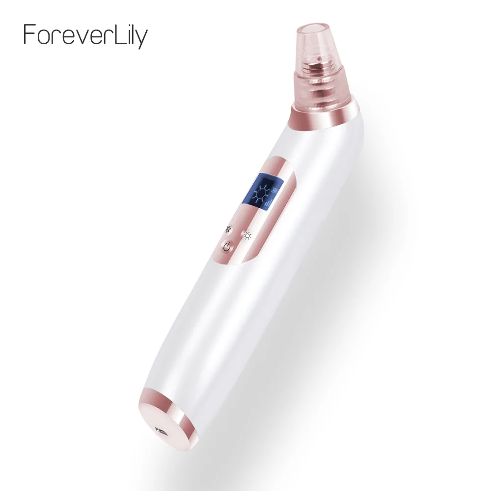 

Blackhead Remover Skin Care Face Deep Pore Acne Pimple Removal Vacuum Suction Hot Cold Shrink Pores Facial Beauty Tool