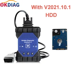 WIFI GM MDI 2 Interface de Diagnostic Multiple avec logiciel V2021.10.1 GDS2 Tech2Win, disque dur Sata pour Vauxhall Opel Buick Chevrolet 