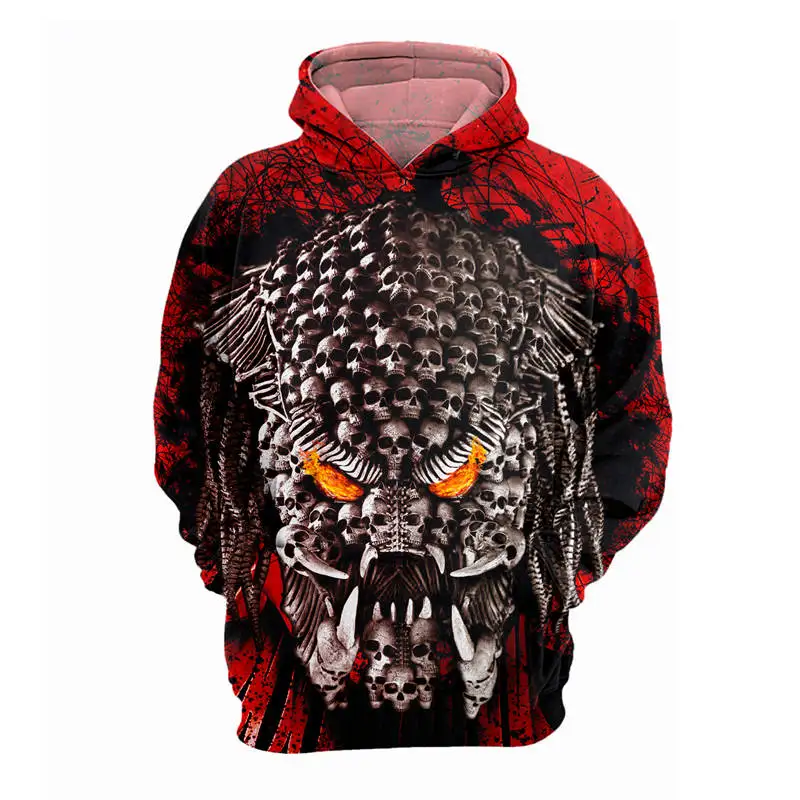 

2019 Hot New Sweatshirt Customize Design Predator Movie 3D Printed Hoodies Fashion Pullovers Tops Men's Clothing Drop Shipping