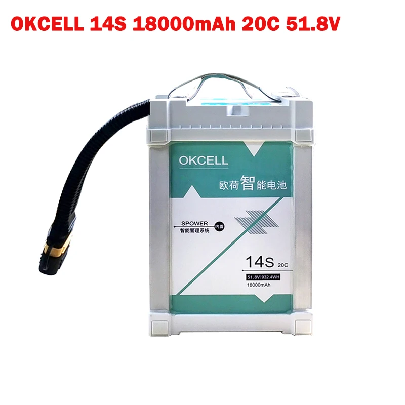 Оригинальный OKCELL 51 8 V 1036WH 14S 20C28000MAH высокое Мощность Батарея для