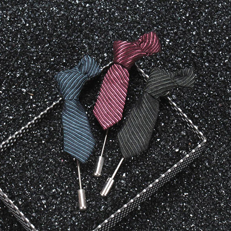 4 цвета модные мужские ювелирные изделия бруш хлопок в форме галстука декор для