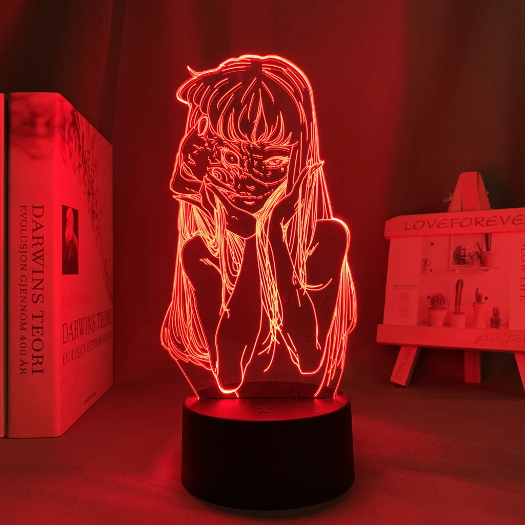Anime 3d Lamp Junji Ito Collection Tomie for Bedroom Decor Nightlight Birthday Gift Manga Junji Ito Collection Led Night Light