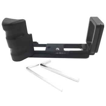 

NEWYI Metal QR Quick Release L Plate Bracket Camera Mount Vertical Grip for Olympus EM10 III Hand Grip
