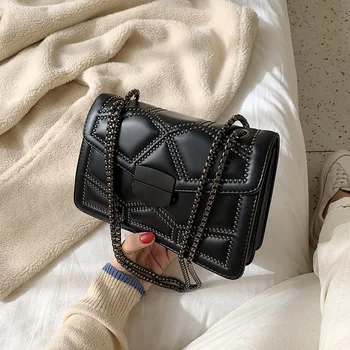 

Bags Women 2019 Fall/winter New Fashion Casual Hundred Shoulder Slung Small Square Bag