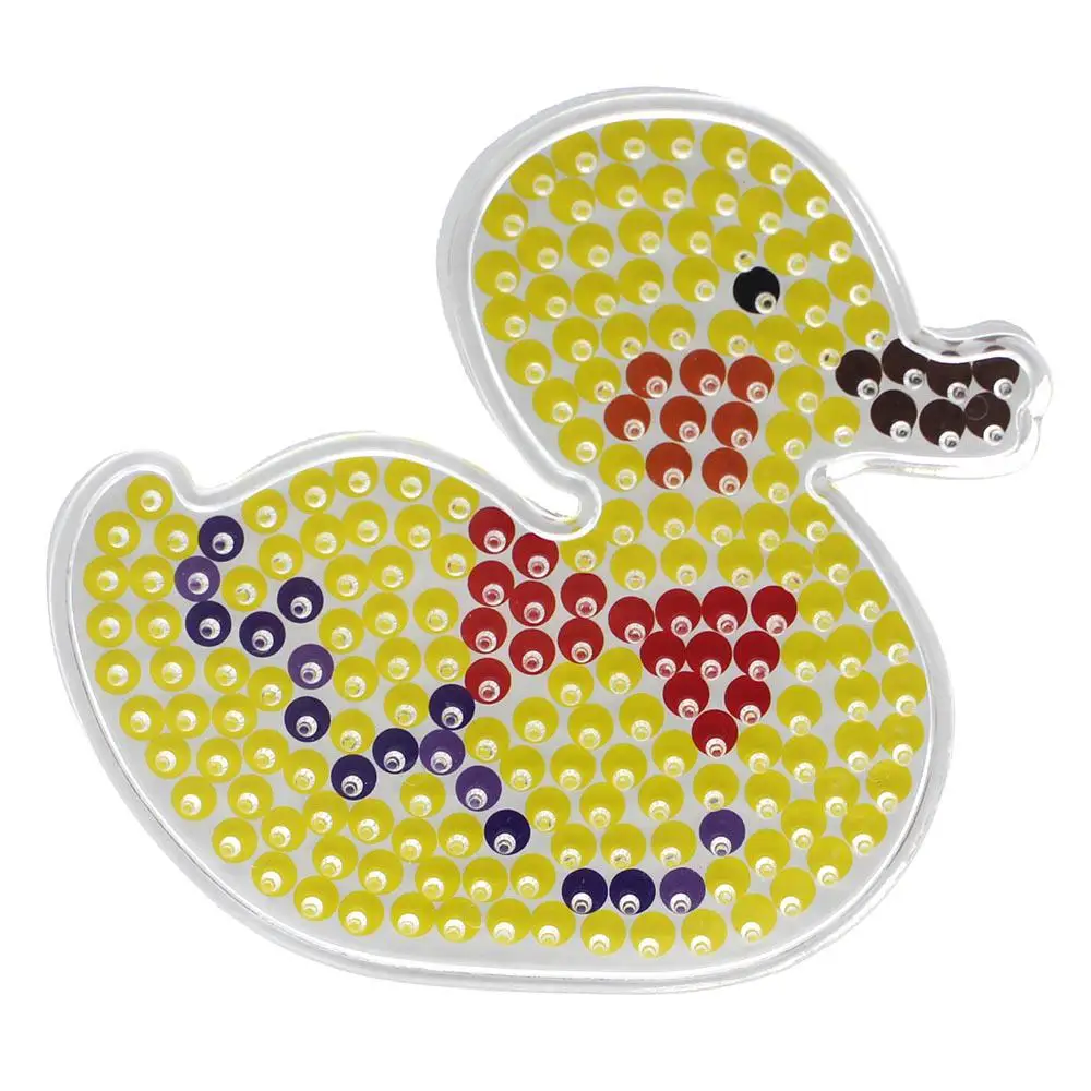 10 шт. DIY Peg доски Perler Хама 5 мм Гладильные бусины Peg доски животный узор подарок для девочек детские развивающие игрушки для детей