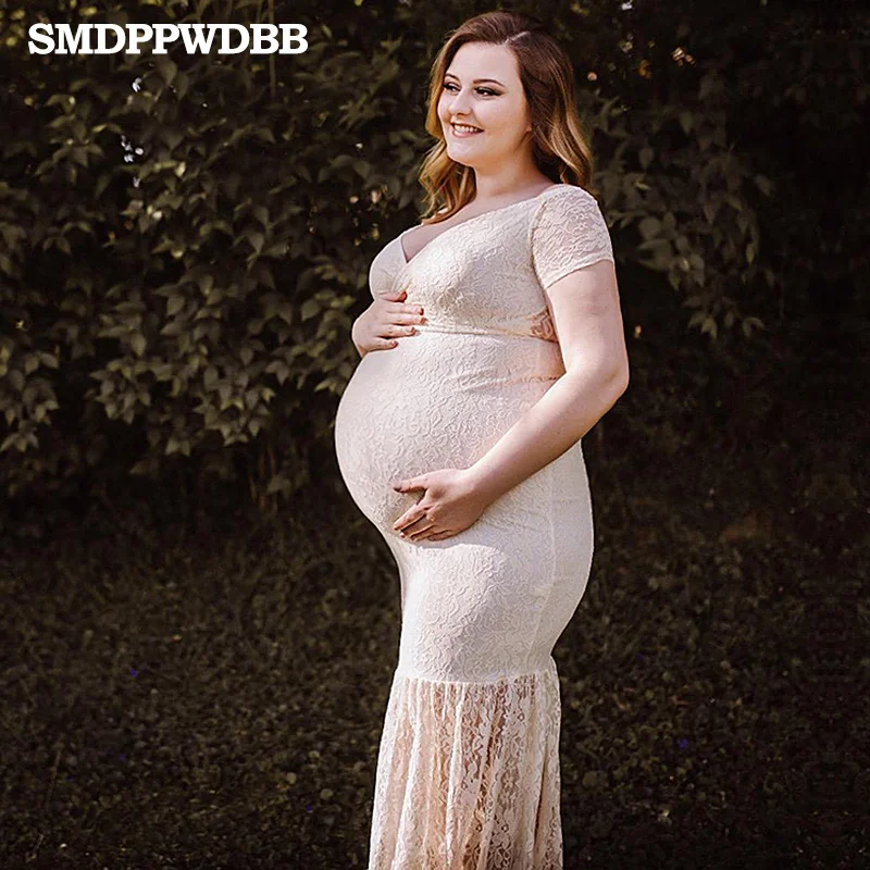 SMDPPWDBB, кружевные платья для беременных, для беременных, для фотосессии, для беременных, платье с коротким рукавом