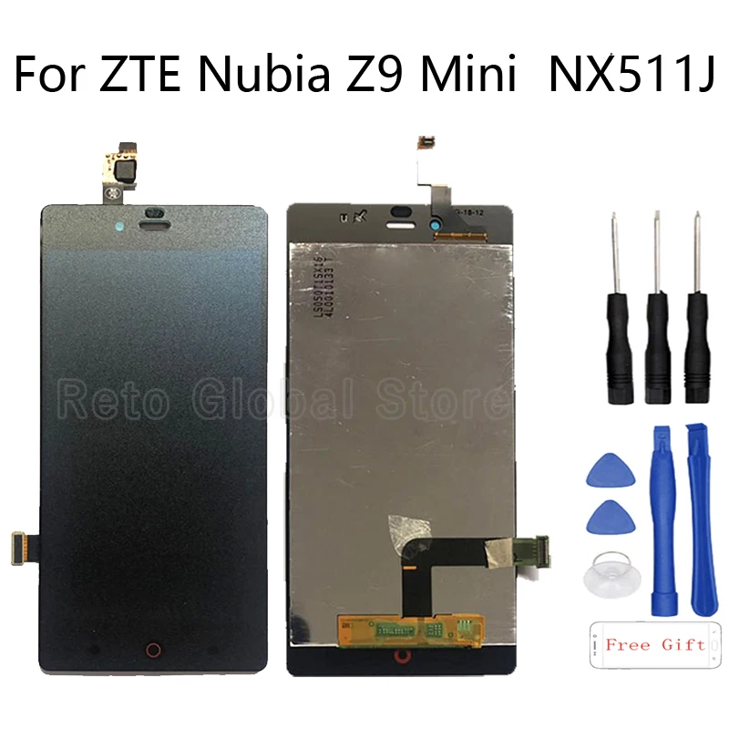 Для zte nubia z9 mini NX511J ЖК-дисплей сенсорный экран дигитайзер Замена для ЖК-панель