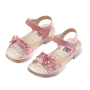 

Baby Sandals Shoes Spring Summer Cartoon Princess Girls Anti Slip Soft Sole Beach Casual Princess Sandals Beach Shoes
