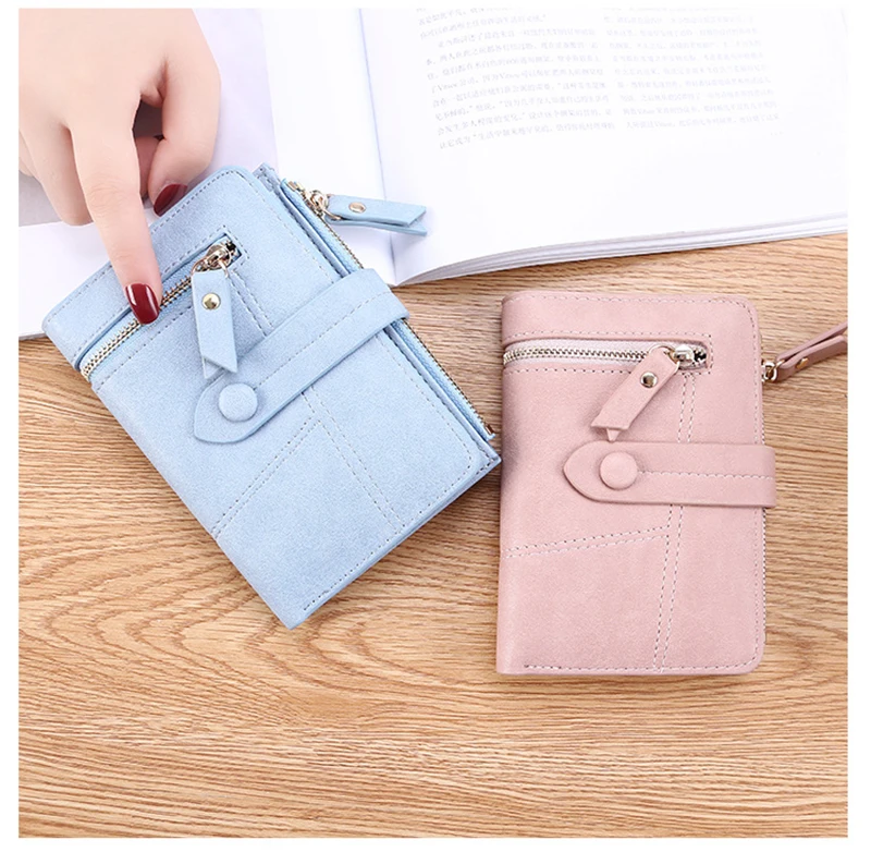 High Quality Women's Wallet Short Women Coin Purse Wallet Ladies Card Holder Small Hasp Money Bag Clutch Carteira кошелек