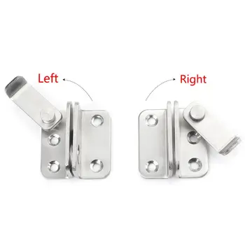 

Left/Right Open Bolt Anti-theft Security Door Stainless Steel Locker Lock Hasp 94PC