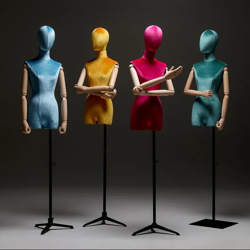4style No Arm Color Model Body Stand Female Dress Form Hand Mannequin