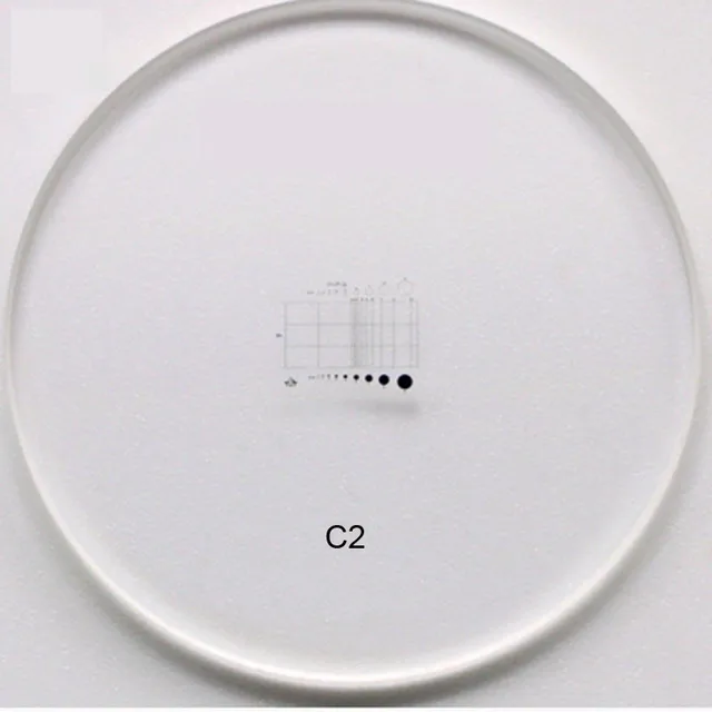 C1C7 0.01MM Microscope slides Reticle Calibration Ruler Stage