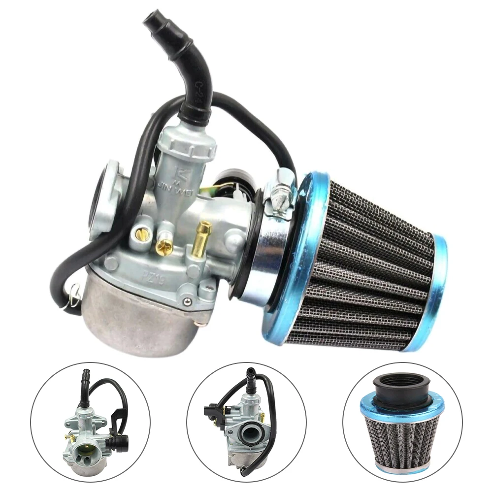 Универсальный автомобильный фильтр PZ19 Carb 50cc 70 90 110 125cc ATV Dirt Bike Go Kart карбюратор W/воздушный фильтр