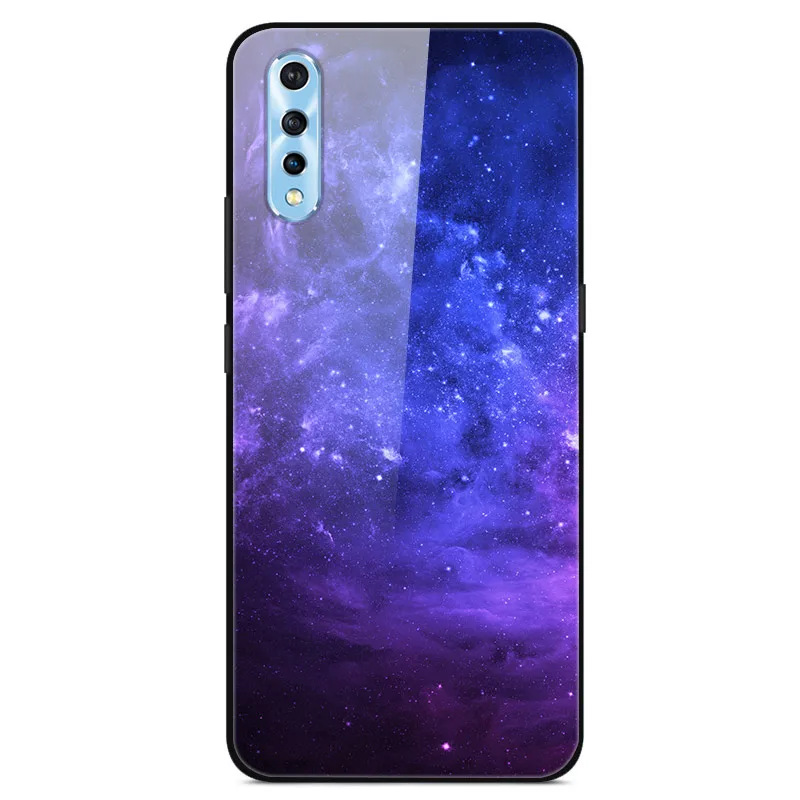 12 Для Vivo V17 Neo Чехол Закаленное Стекло Пластиковая Жесткая Задняя чехол Для Vivo V17 Neo V 17 V17Neo Крышка Планета ТПУ Бампер VivoV17 Neo - Цвет: 12