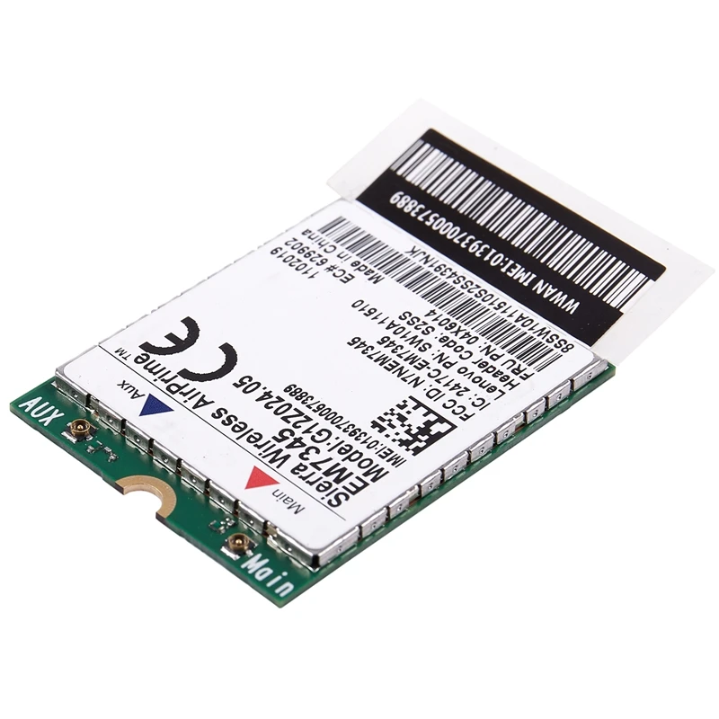 GOBI5000 EM7345 LTE FRU 00JT511 ThinkPad 10 планшет TP 10 WWAN HSPA+ 42 Мбит/с 4G модуль NGFF