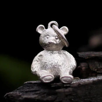 

Originally hand-designed 925 Sterling Silver Necklace Pendant with lovely and lonely personality for men and women