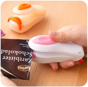 

Portable Sealing Machine Mini Snacks Plastic Bag Sealing Machine Small Hand Pressure Electric Plastic Sealing Maker