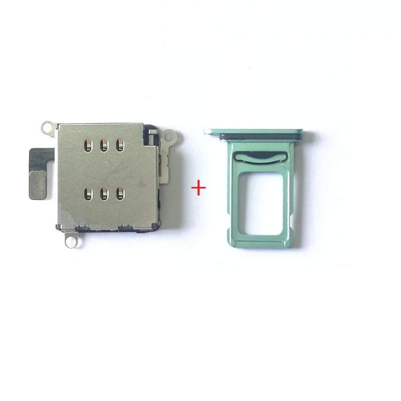 Для iPhone 11 Dual SIM Card Reader гибкий кабель + держатель для sim карты Замена слота