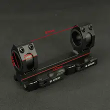 Тактический прицел крепление 25,4 мм 30 мм Вивер Пикатинни рельсовый прицел кольца Расширенный консольный QD опоры крепления с автоматическим замком Охота