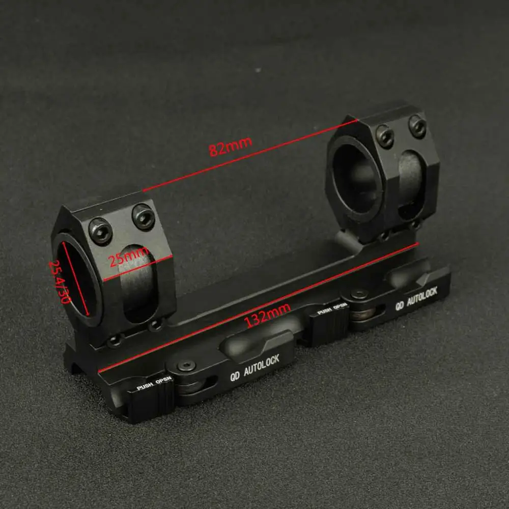 Tactical Scope Mount 25.4mm 30mm Weaver Picatinny Rail Scope Rings Extended Cantilever Qd Mounts