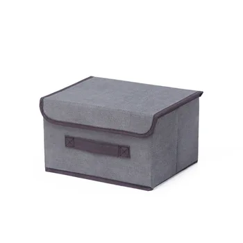 

Small/Large Non-woven Folding Collapsible Storage Box Multi-purpose Dust-proof