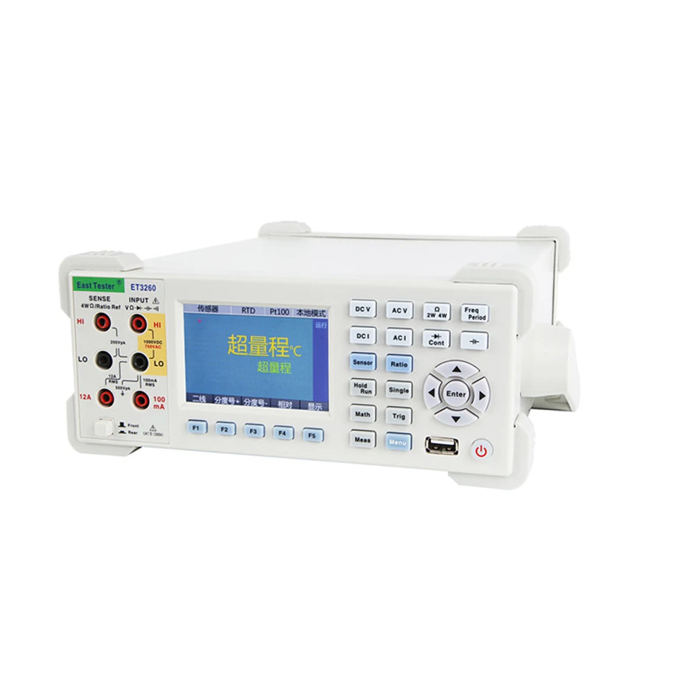 ET3260/ET3260A 6 1/2 прецизионный цифровой настольный мультиметр DCV ACV DCI ACI Емкость Сопротивление Частота измерительный инструмент