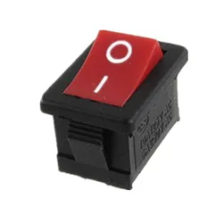 Mini interrupteur à bascule rouge 15x21, 10 pièces, KCD1 101, 2 broches, 6a/250V, ON OFF, 15x21MM, neuf et de haute qualité 