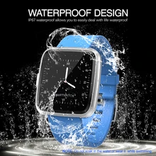 Смарт-часы 1,3 дюйма, полный экран, сенсорный фитнес-трекер, часы IP67, умный браслет с отслеживанием пульса