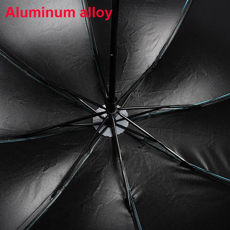 Горячий автоматический складной зонт ветрозащитный Компактный с 8 рамки из алюминиевого сплава Бо