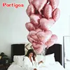 10 Uds 18 pulgadas oro rosa amor color de rosa rojo de Globos de helio con forma de corazón boda Globos de fiesta de cumpleaños Día de San Valentín Globos suministros ► Foto 1/6