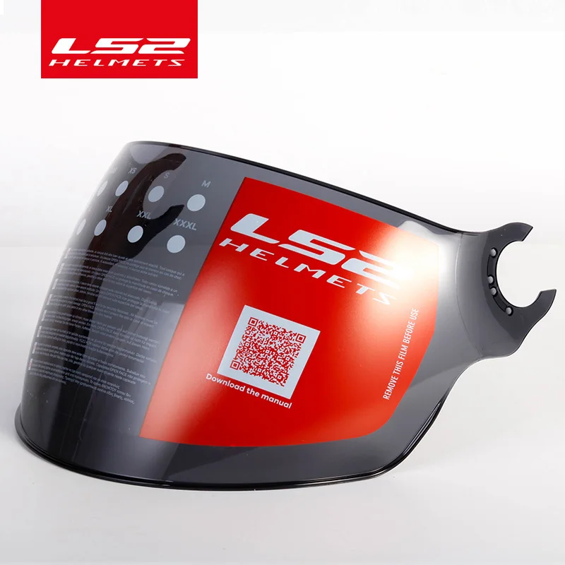 Original LS2 OF562 open face motorcycle helmet visor replace sunglasses sliver colorful black extra lens for ls2 airflow helmet