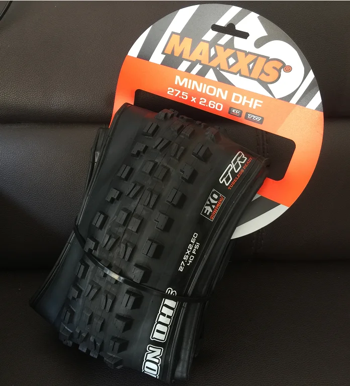 DHF27.5X2.6 EXOTR MAXXIS Высокая роликовая велосипедная шина 26 27,5 бескамерная готовая TR 26*2,4 27,5*2,4 2,5 шины для горного велосипеда Складные шины MINION DHF DHR - Цвет: DHF27.5X2.6 EXOTR
