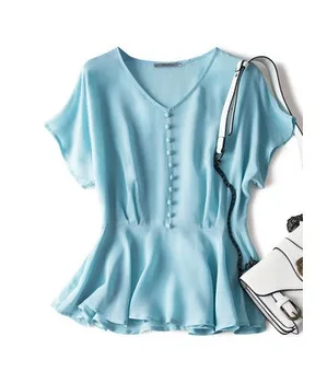 

Plus size blue T-shirt high waist Batman