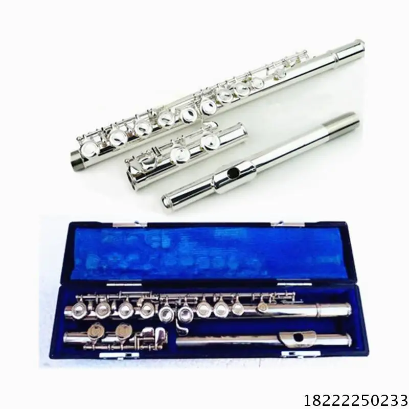 

Japan New flute 211 musical instrument Flute 16 over C Tune and E-Key Flute And case music professional