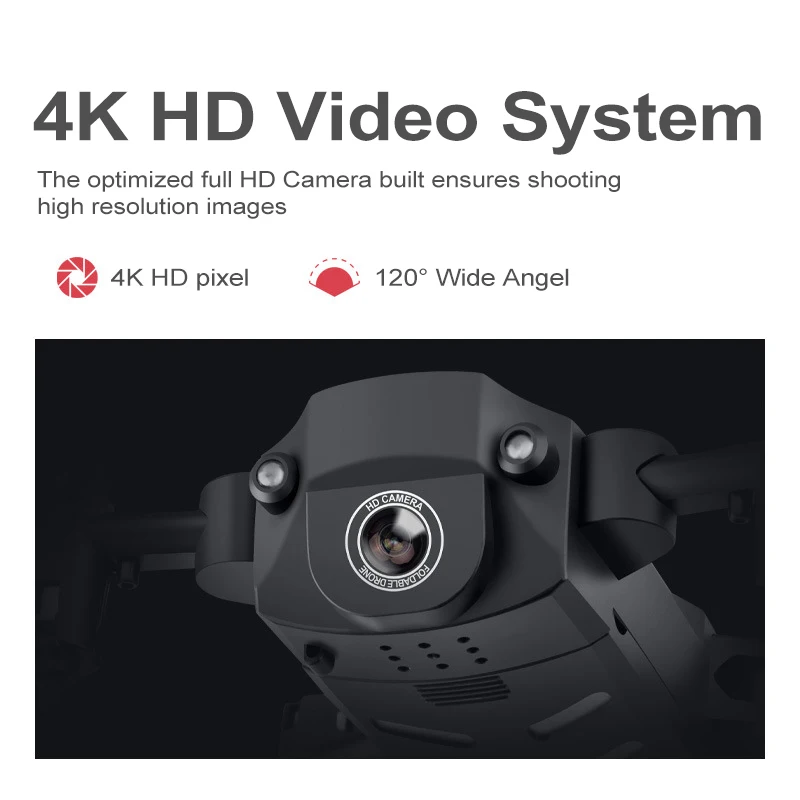 FPV 4K gps Дроны с широким углом HD 1080p камера RC Квадрокоптер Аэрофотосъемка камера Дрон с 3 батареями