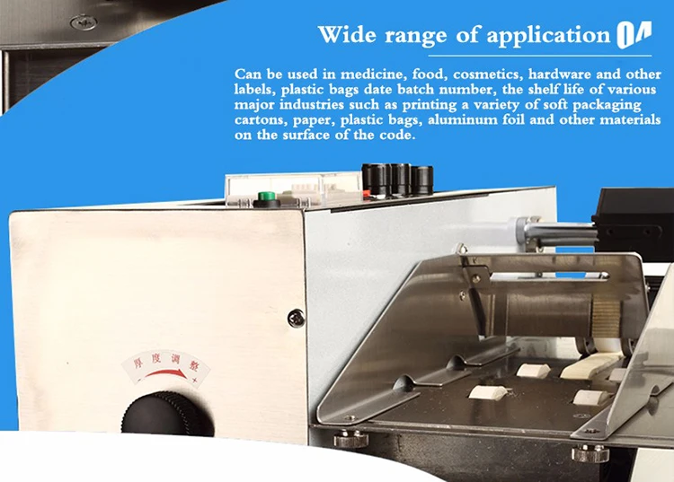 MY-380F Ink Roll Coding Printer Machine Card Print Produce Date Printing Machine